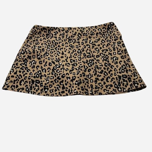 Champion Leopard Print Tennis Skirt 2XL | High Waisted Activewear | Plus Size Sk - Picture 2 of 5